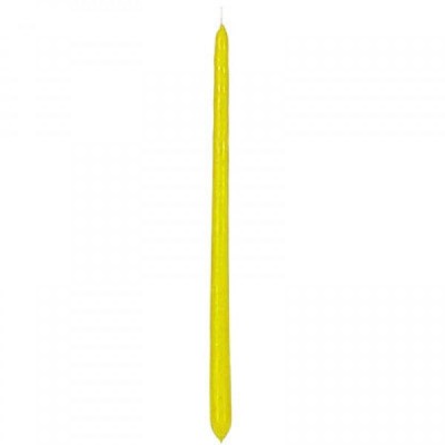Λαμπάδα Απλή 39X2cm Κίτρινο_CANDLE-05